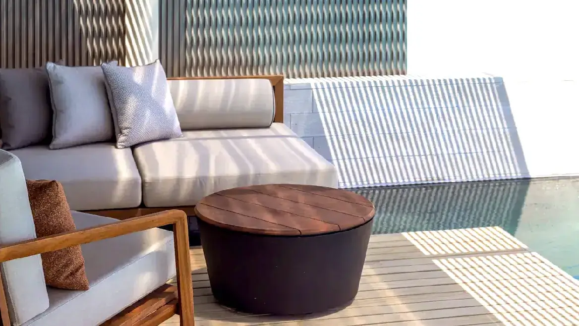 AlilaKothaifaruMaldives馬爾地夫阿麗拉度假村OceanOverwaterPoolVilla海洋泳池別墅慵懶沙發區