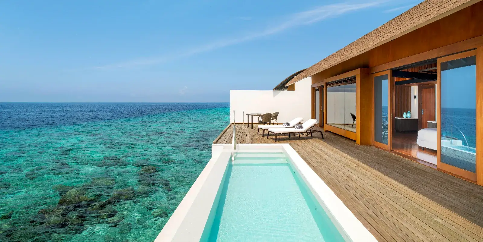 The Westin Maldives馬爾地夫威斯汀度假村OverwaterPoolVilla擁有私人泳池