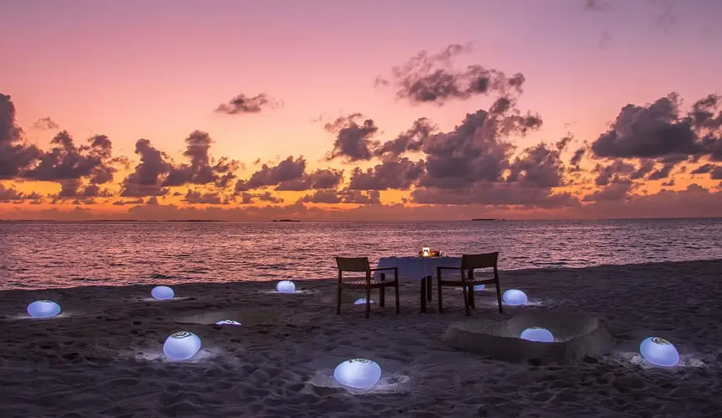 馬爾地夫旅遊_Fushifaru富士法魯渡假村_娛樂活動_私人用餐