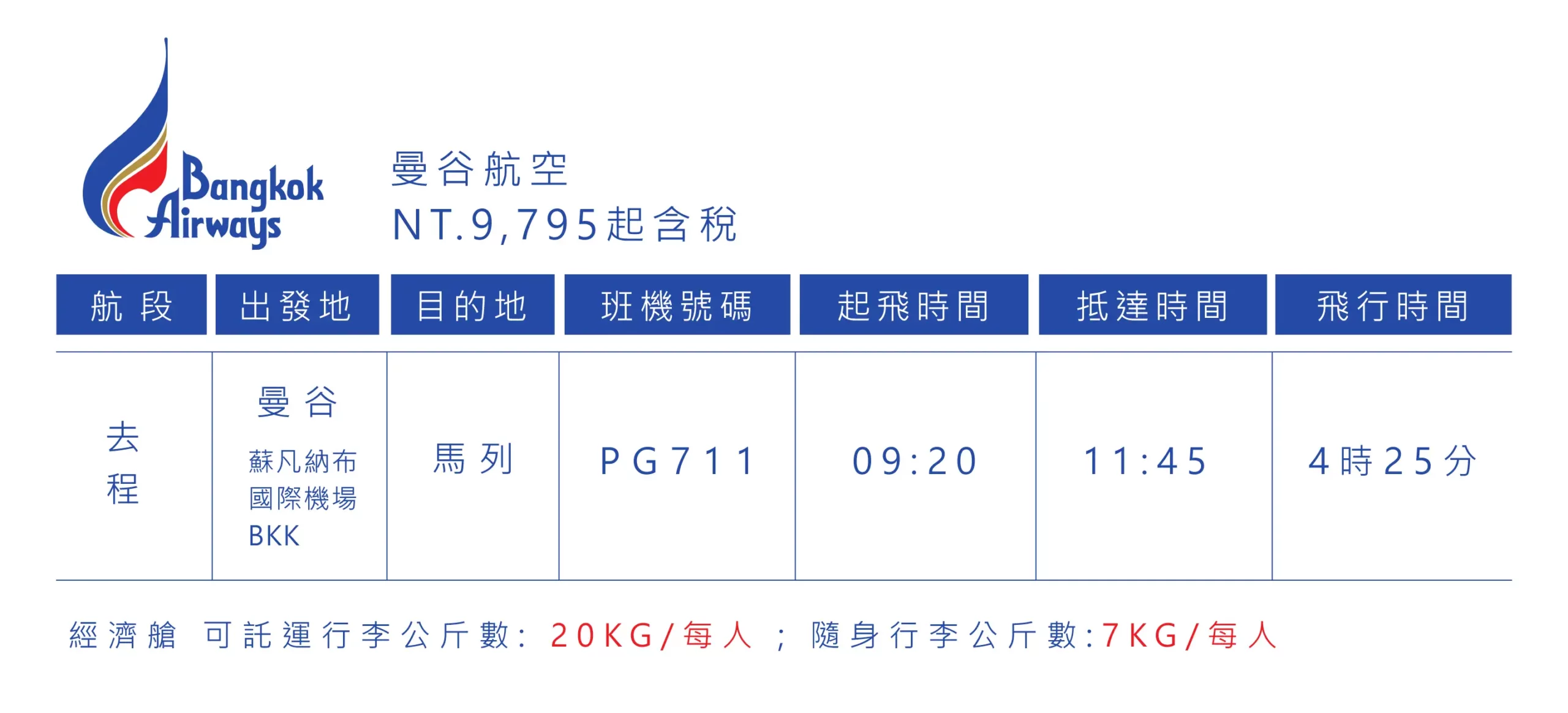 2023曼谷航空_班機時刻-10