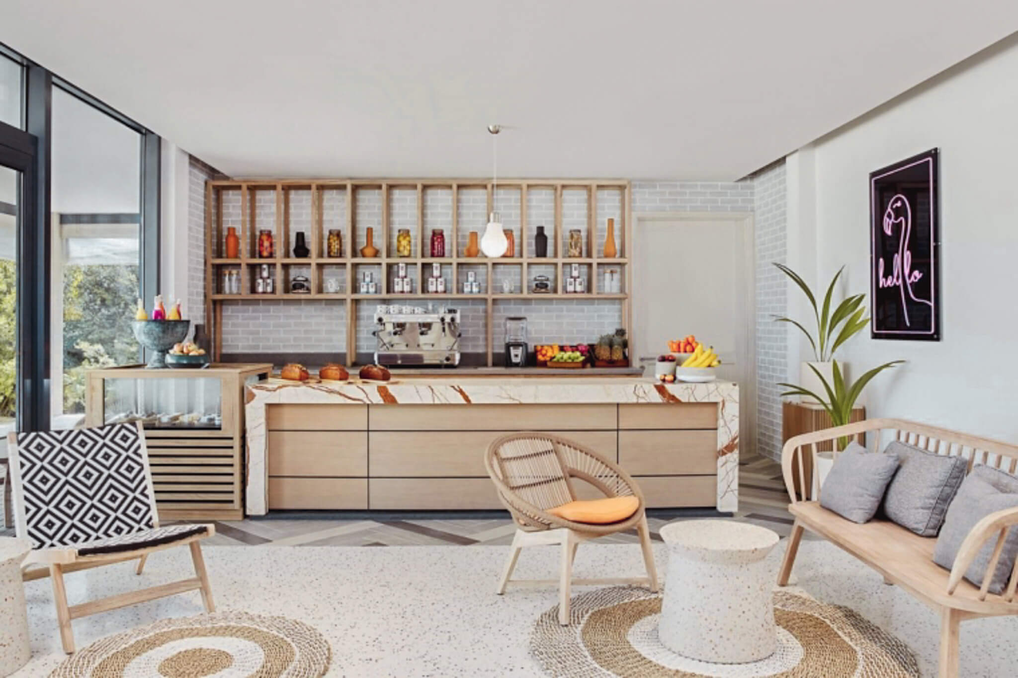 艾美 Le Meridien.-waves-cafe-