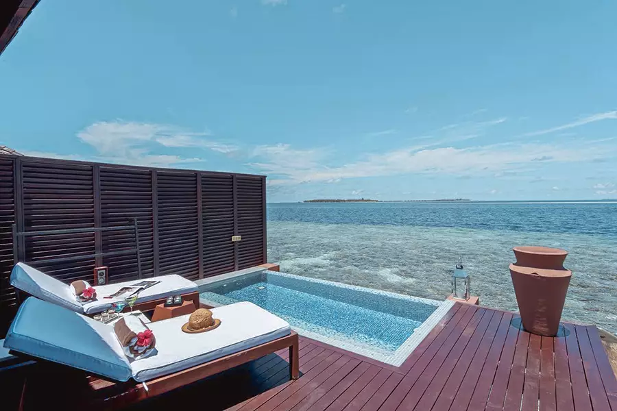馬爾地夫旅遊_莉莉海灘渡假村_Deluxe_Water_水上屋