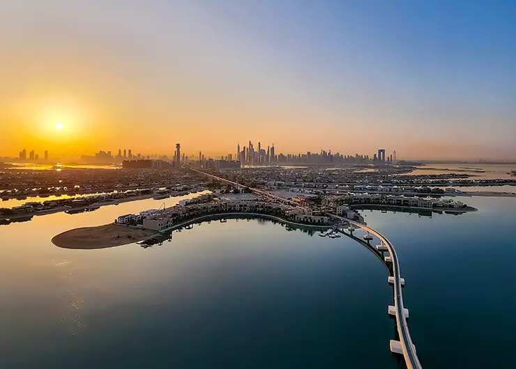 杜拜景點_氣球_俯瞰杜拜城市景