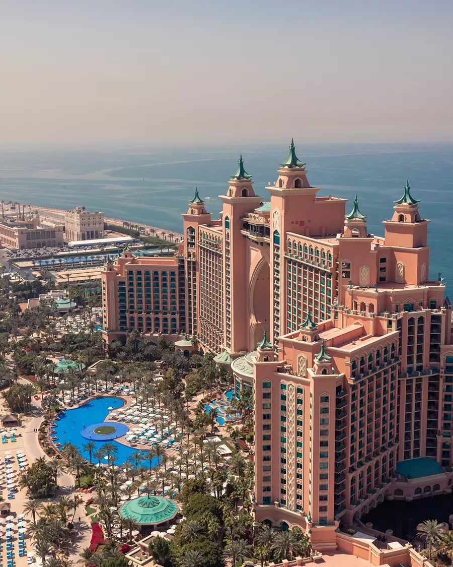 杜拜景點_氣球_俯瞰亞特蘭提斯