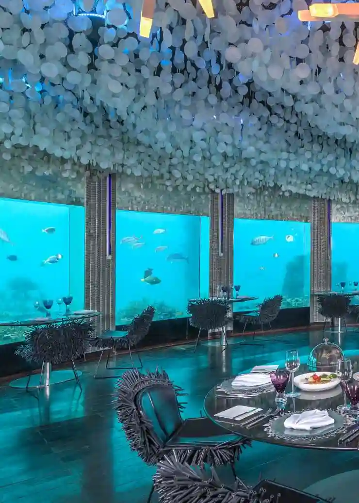 海底餐廳 Niyama尼雅瑪渡假村 杜拜 克拉拉旅行