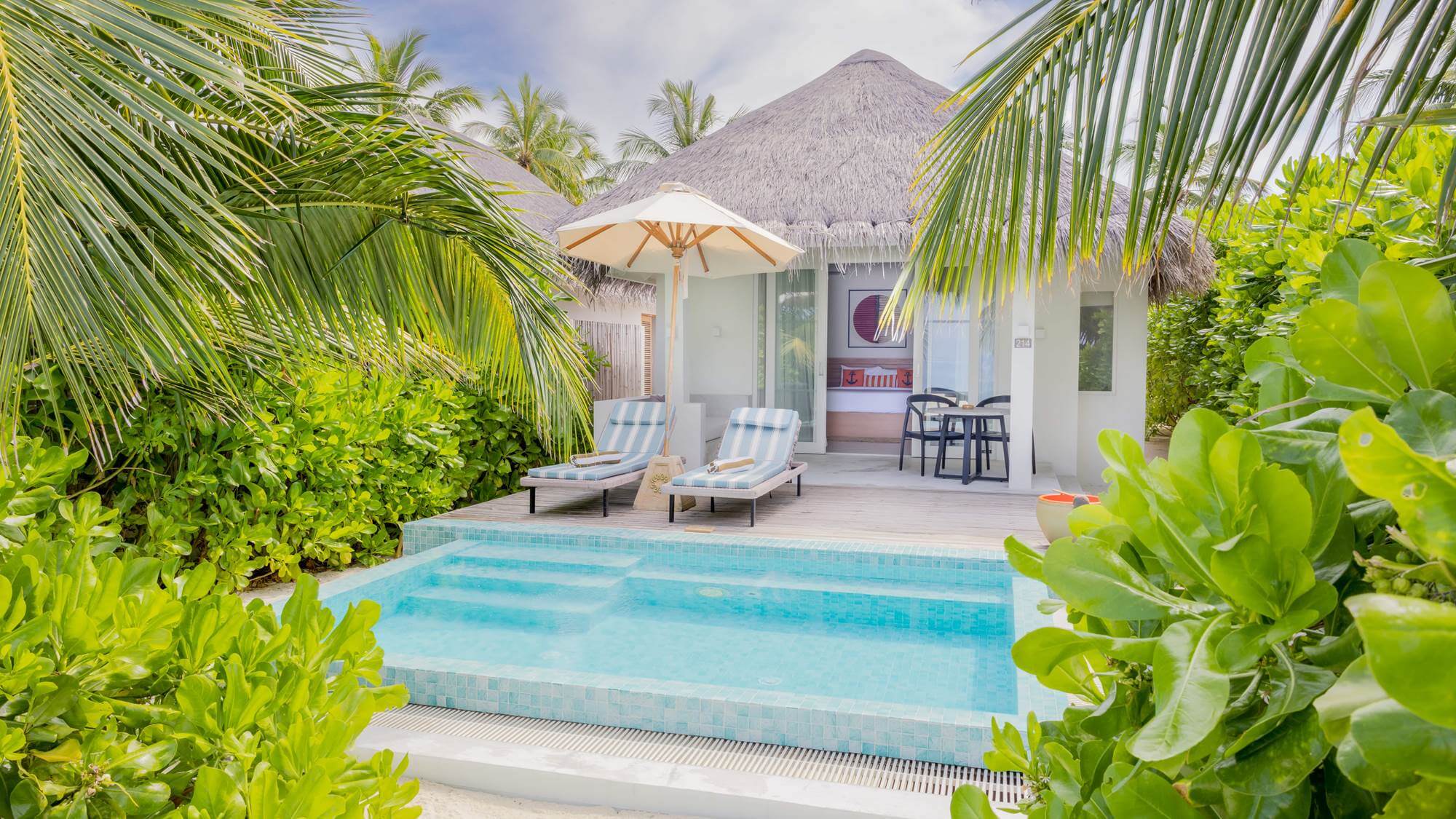 IRU VELI BEACH VILLA WITH POOL