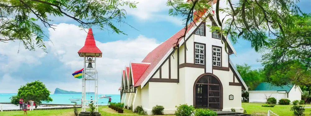 模里西斯紅頂教堂