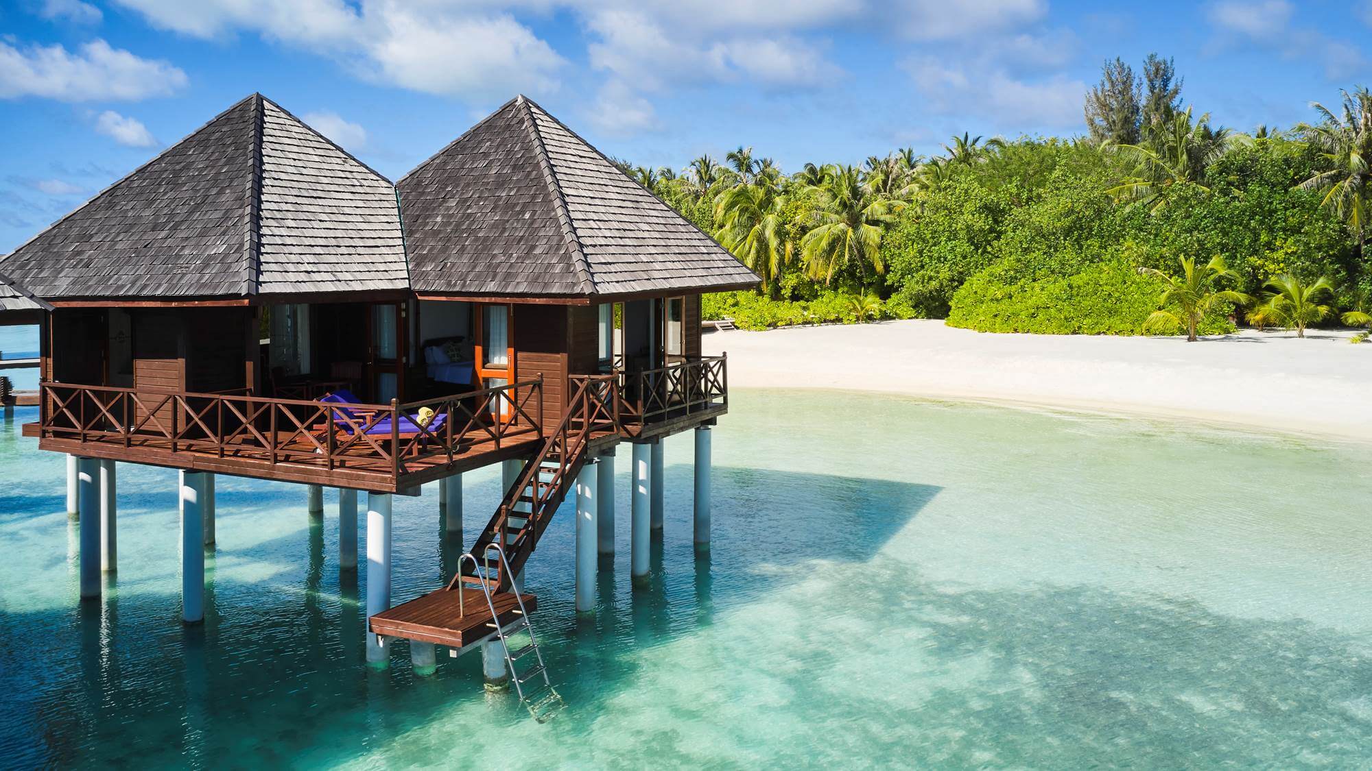 olhuveli water villa 水上別墅外觀