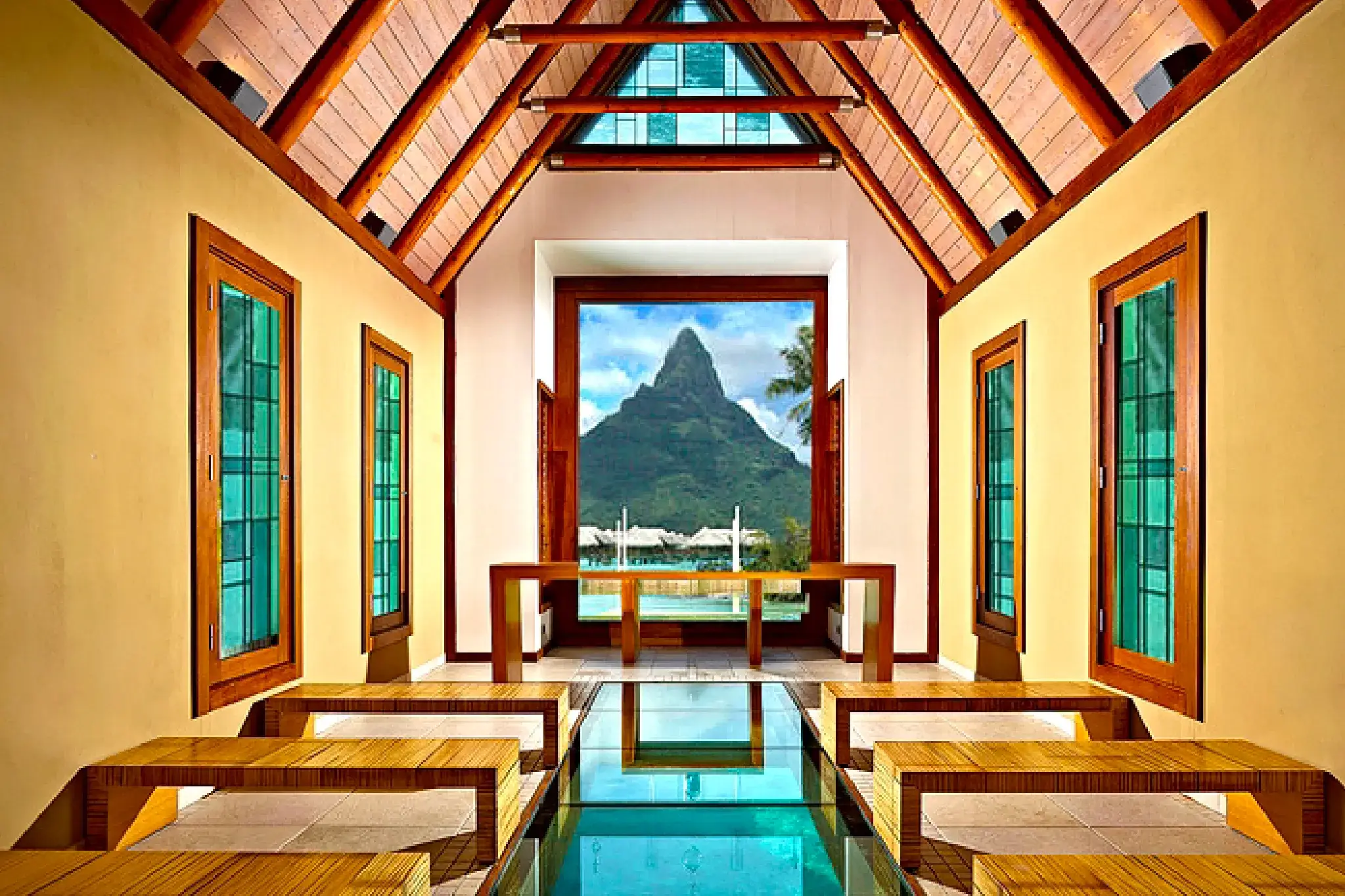 INTERCONTINENTAL BORA BORA RESORT AND THALASSO SPA玻璃教堂