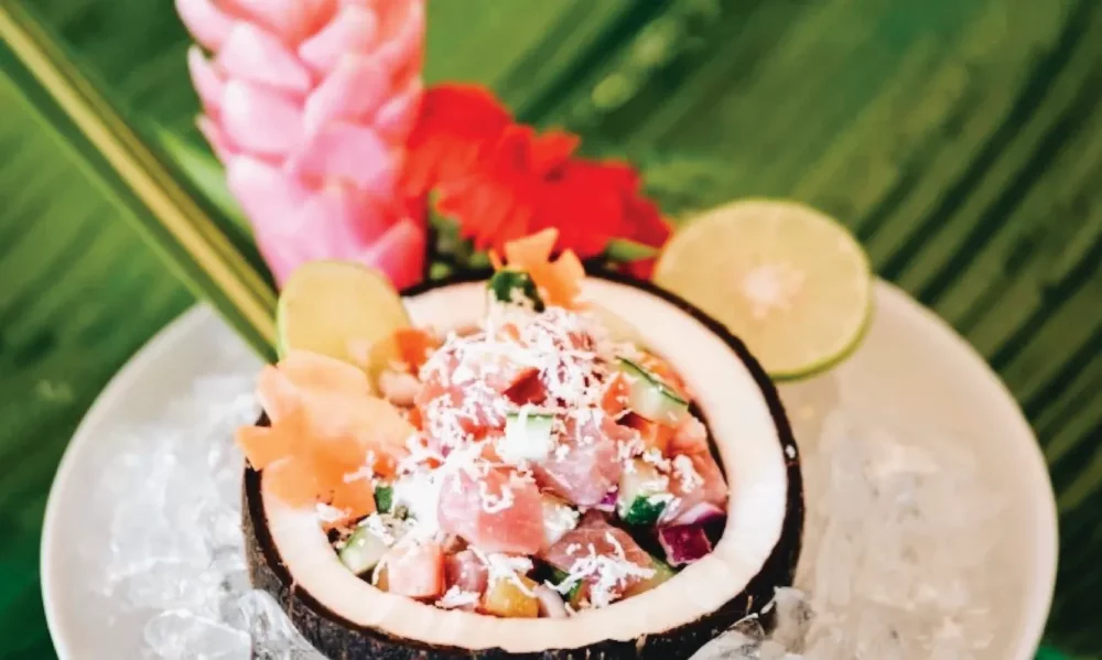 酸橙椰汁金槍魚