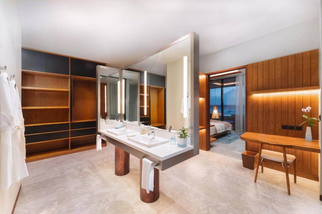 veligandu 度假村ocean pool villa 浴室