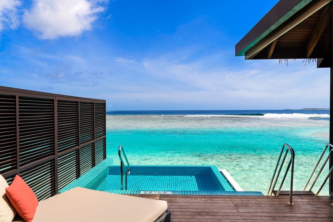 sheraton maldives full moon resort overwater villa with pool