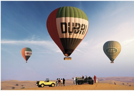 杜拜沙漠熱氣球