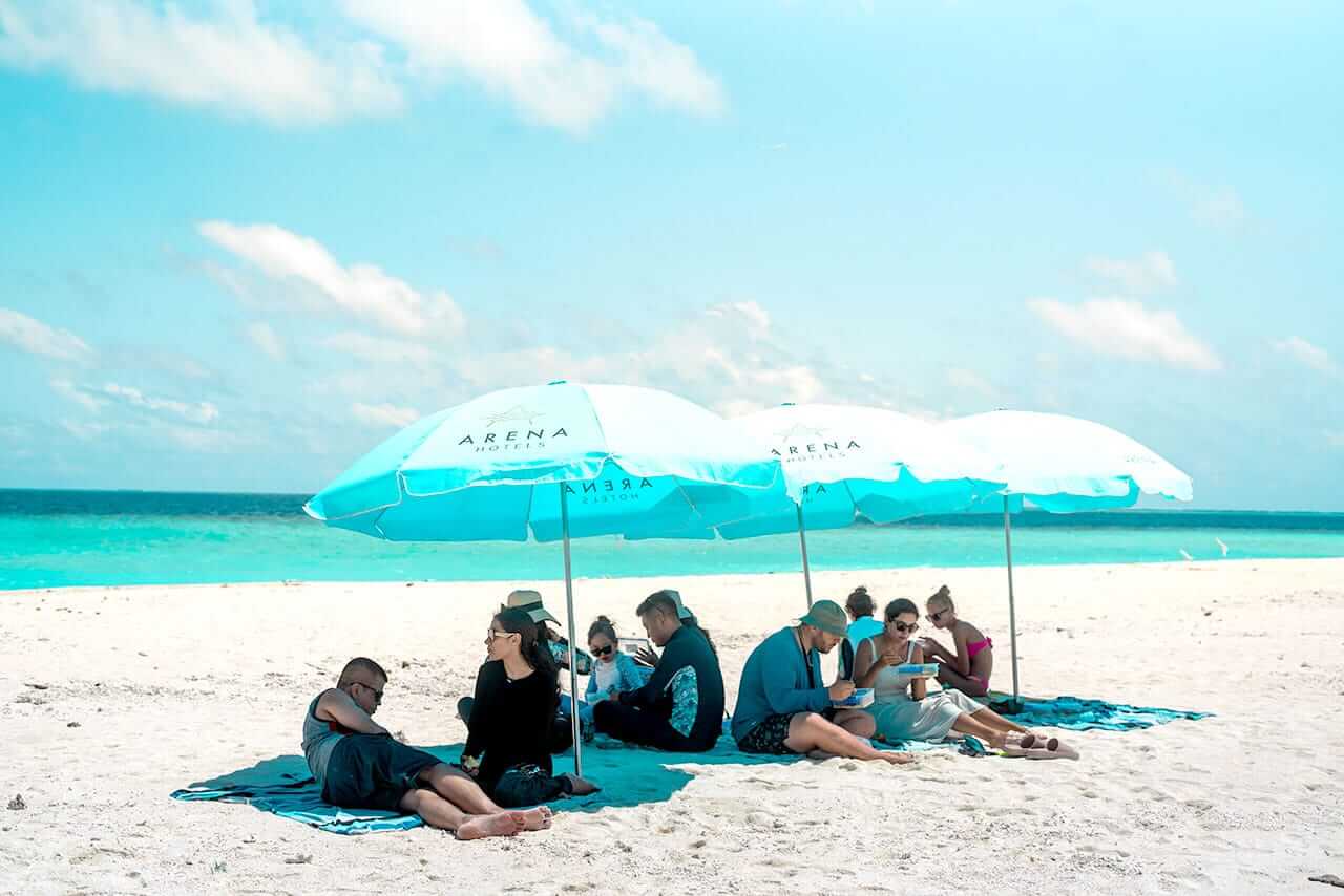 areana beach sandbank