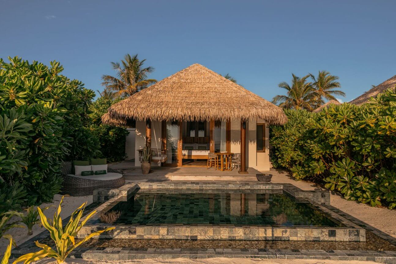 Melia whale lagoon maldives Suite Villa with Pool