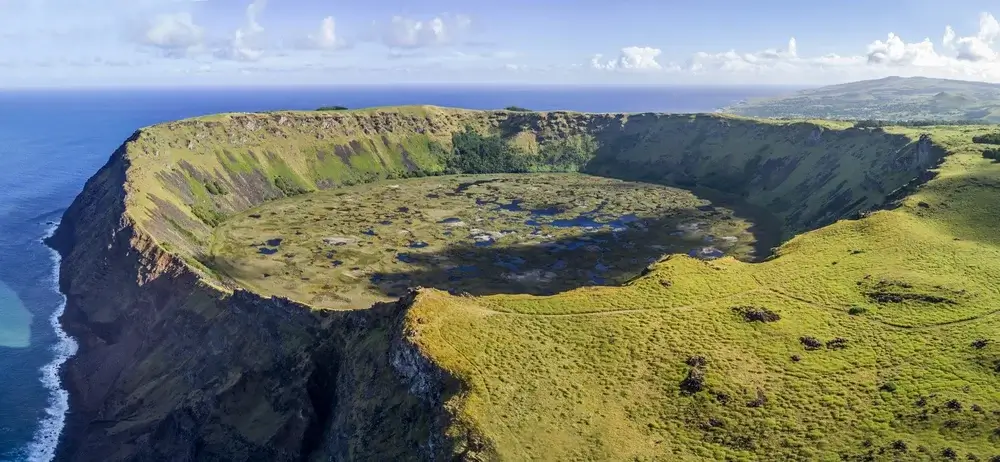 Orongo 最大火山口